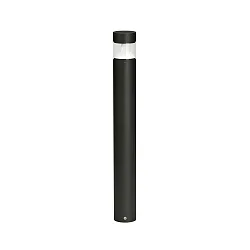 LED Pollerleuchte Typ Nr. 2295, 360° indirekt symmetrisch, 9W 3000K 1000lm, Alu / Kunststoff klar + opal, Weiß
