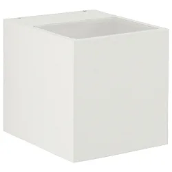 LED Außenwand-Strahler Typ Nr. 2417, Up/Down, breit/breit, Eckig, IP44, 230V, 13.4W 3000K 1200lm, Glas, Weiß