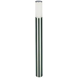 Pollerleuchte Typ Nr. 2044, rund, IP44, Höhe 90cm, E27 max. 20W (LED), Edelstahl / Acryglas mattiert