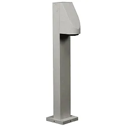 bollard lamp TYPE NO 2077 GU10 IP43, silver, transparent