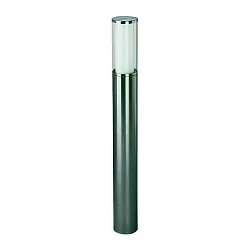 Pollerleuchte Typ Nr. 2272, IP44, Höhe 90cm, E27 max. 20W (LED), Edelstahl / Acrylglas + Opalglas innen
