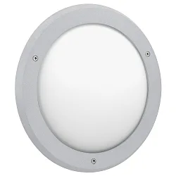LED Wand-/Deckenleuchte Typ Nr. 6419, 1x LED 12W, 1200lm, 3000K, silber