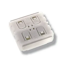 bluetooth wall controller ENOCEAN / CASAMBI 4-fold, programmable, Bluetooth control signal output, kinetic, white