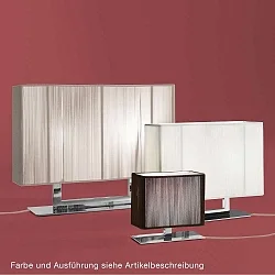 Tischleuchte LT CLAVIUS G, 60cm, E27, IP20, Chrom / weiß