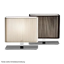 Tischleuchte LT CLAVIUS XP, 20cm, E14, IP20, Chrom / weiß