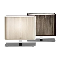 Tischleuchte LT CLAVIUS XP, 20cm, E14, IP20, Chrom / Tabak