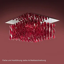 Deckenleuchte PL AURA P 30, E27, IP20, Muranoglas, klar