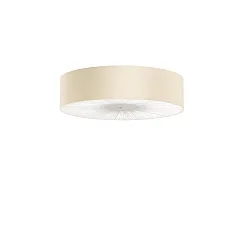Deckenleuchte PL SKIN 070, E27, IP20, mit Abdeckung unten, beige / warmweiß