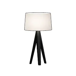 Table lamp 13.156, E27, black brown, RAL 8022
