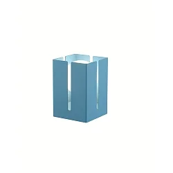 Table lamp 14.200, E27, blue soft touch, RAL 5024