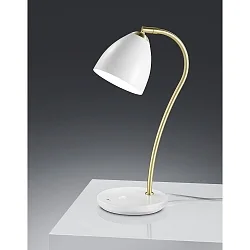 Table lamp 14.249, GX53, brass white matt          
