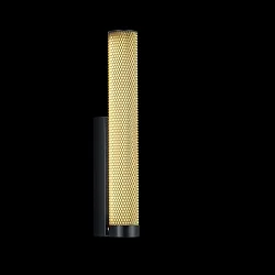 LED Wandleuchte 64.238, 11W, Messing / schwarz