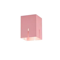 Deckenaufbauleuchte 83.201, E27, rosa soft touch, RAL 3015