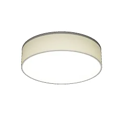LED Deckenleuchte 83.754, Ø 30cm, 10W 3000K, schaltbar, Chintz naturweiß / TruLed Acryl