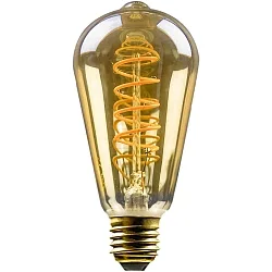 LED FlexFilament Lampe ST64, 300°, E27, 4,8W, 2200K, 380lm, dimmbar