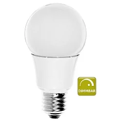 LED Birnenlampe SMD Essential, E27, 10W 2700K 810lm 180°, dimmbar, weiß / matt