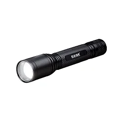 Blulaxa LED Flashlight 10W, cold-white, 2 switching stages, Signal flashing mode, adjustable focus, detachable hand strap