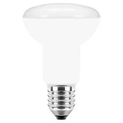 LED Reflektorlampe R80, E27, 11W 2700K 1055lm 120°, weiß / matt