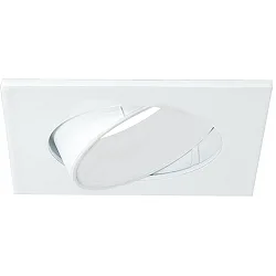  Einbauleuchte für LED Reflektor GU10 Ø 5cm, quadratisch, schwenkbar, weiß, glänzend 