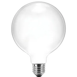 Blulaxa LED Filament Glühfaden Globelampe RETRO opal, 9,5cm, 300°, E27, warmweiß, Glas