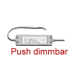 LED Netzteil für LED Panel 18W, IP20, stromkonstant, Push dimmbar