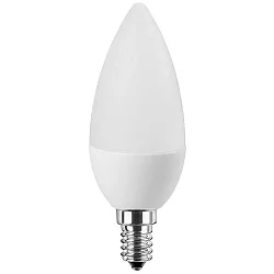 LED Kerzenlampe, E14, 5W 4000K 470lm 200°, matt
