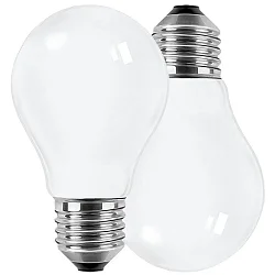 LED Filament Birnenform, E27, 7W 2700K 810lm 300°, Glas opal, DOPPELPACK