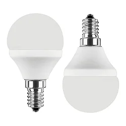 LED Tropfenlampe, E14, 5W 2700K 470lm, DOPPELPACK, weiß / opal