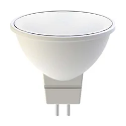 LED SMD NV-Reflektorlampe MR16, 12V, GU5.3, 7W 2700K 540lm 100°, weiß / diffus