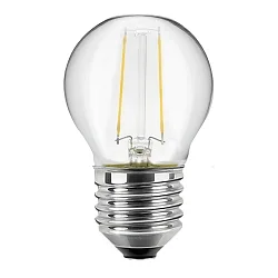 LED Tropfenlampe G45,E27, 2.5W 2700K 250lm, Glas klar