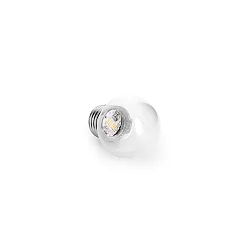  LED Deko MiniGlobe Lampe G45 E27, 0,8W, 1800K, 50lm, 270°, IP44, klar 