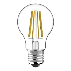 LED Filament Birnenform A60 A-CLASS, Ø 9.5cm, 230V, E27, 3.8W 3000K 810lm 300°, schaltbar, klar