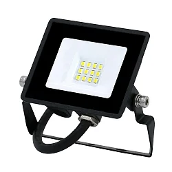 LED Fluter, 110°, 10W, 4000K, 800lm, IP65, schwenkbar, schwarz
