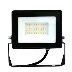 LED Fluter, 110°, 30W, 4000K, 2500lm, IP65, schwenkbar, schwarz