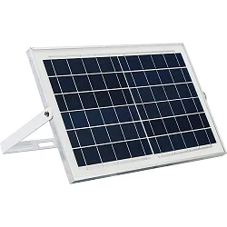 LED Solar Feuchtraumleuchte HUMILED SLIM FIX, 120°, 10W, 4000K, 600lm, Akku 4x18650 3,7V 4400mAh, IP65, mit PIR-Sensor, weiß