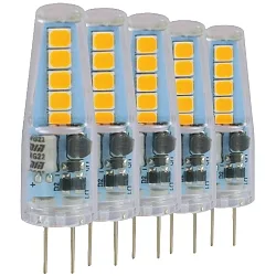 LED Stiftsockellampe, 5er Ser, 100°, G4, 1W, 3000K, 100lm