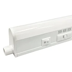 under-cabinet luminaire PINEX 30 IP20, white  4W 450lm  3000 / 4000 / 6500K 120° 28.5cm