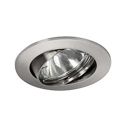 Recessed LV spot, IP20, round Ø 8cm, 12V AC, GX5.3 max. 50W, swivelling
