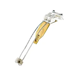 Niedervolt-Bügel mit Zugentlastung, zur Steckbefestigung, GX5.3, mit 2-poliger Steckklemme 2x 2.5mm2