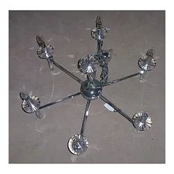 Pendelleuchte GIRATA, 6-flammig, 6x E14 max. 40W, Chrom