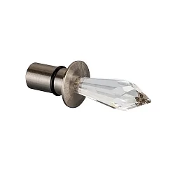 FIBATEC Kristall-Austrittselement für Faser S2 und S2M, lange Version, Nickel matt