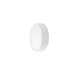 LED Außenwandleuchte EYE, IP65 IK10, rund, 12W 3000/4000/5700K (CCT DIP-Switch), Seeluft beständig, weiß