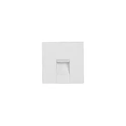 LED Doseneinbau-Leuchte WALL KIT68, IP20, eckig, 7.5 x 7.5cm, 230V, 1.5W 3000K 70lm, CRi >90, Weiß
