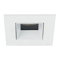LED Einbau-Downlight ALTERO, IP44, quadratisch, 8.3 x 8.3cm, Blende tauschbar, 500mA, 9.2W 3000K 820lm 33°, Strukturweiß