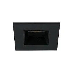 LED Einbaudownlight ALTERO-S, 33°, 8,8W, 2700K-5000K, IP44, 500mA, quadratisch, schwarz