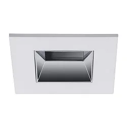 LED Einbau-Downlight ALTERO, IP44, quadratisch, 8.3 x 8.3cm, Blende tauschbar, 500mA, 9.2W 4000K 840lm 33°