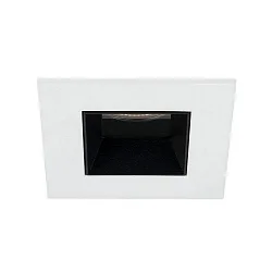 LED Einbaudownlight ALTERO-S, 33°, 8,8W, 2700K-5000K, IP44, 500mA, quadratisch, weiß, schwarz