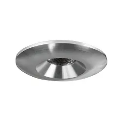 LED light point, IP44, Ø 3.25cm, Plug&Play 350mA, 1.2W 3000K 70lm 30°, matt alu