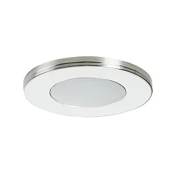 LED Einbau-Downlight 12V DC, IP20, mit magnetischer Blende, 2.6W 3000K 180lm 120°, Weiß