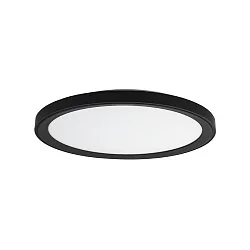 LED Aufbau-Diffusorleuchte SUNNY MIDI, IP20, Ø 44cm, Direkt-Indirekt, 230V, 40W 3000/400/6000K (CCT Switch), dimmbar, schwarz